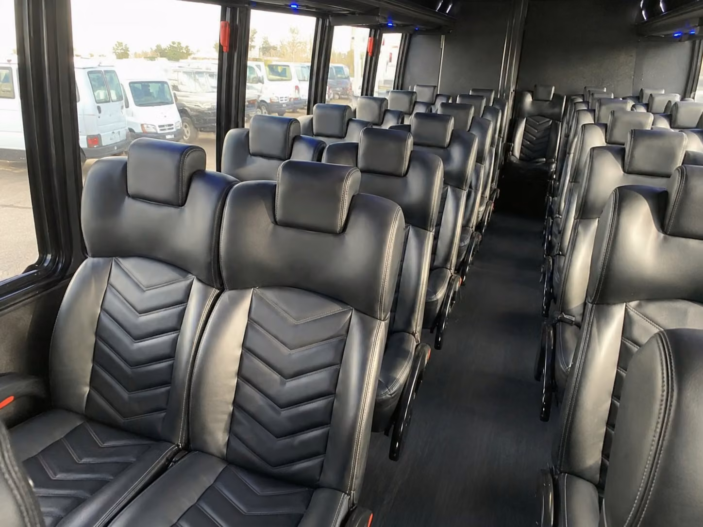 20 passenger minibus interior
