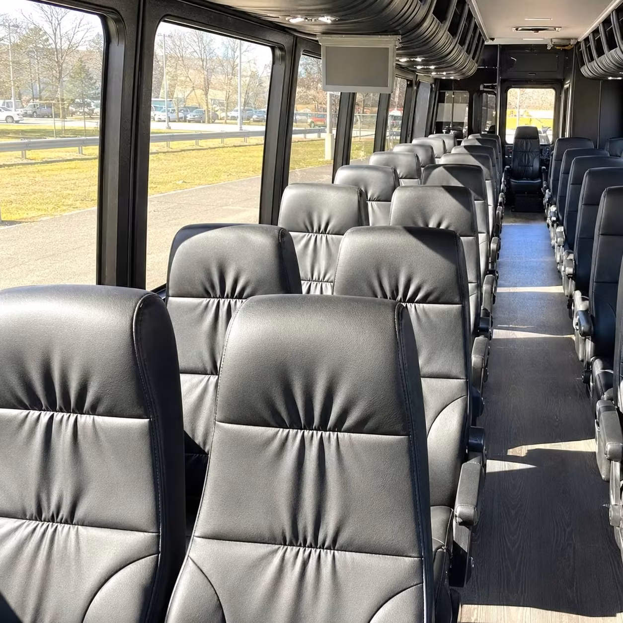 25 passenger minibus interior