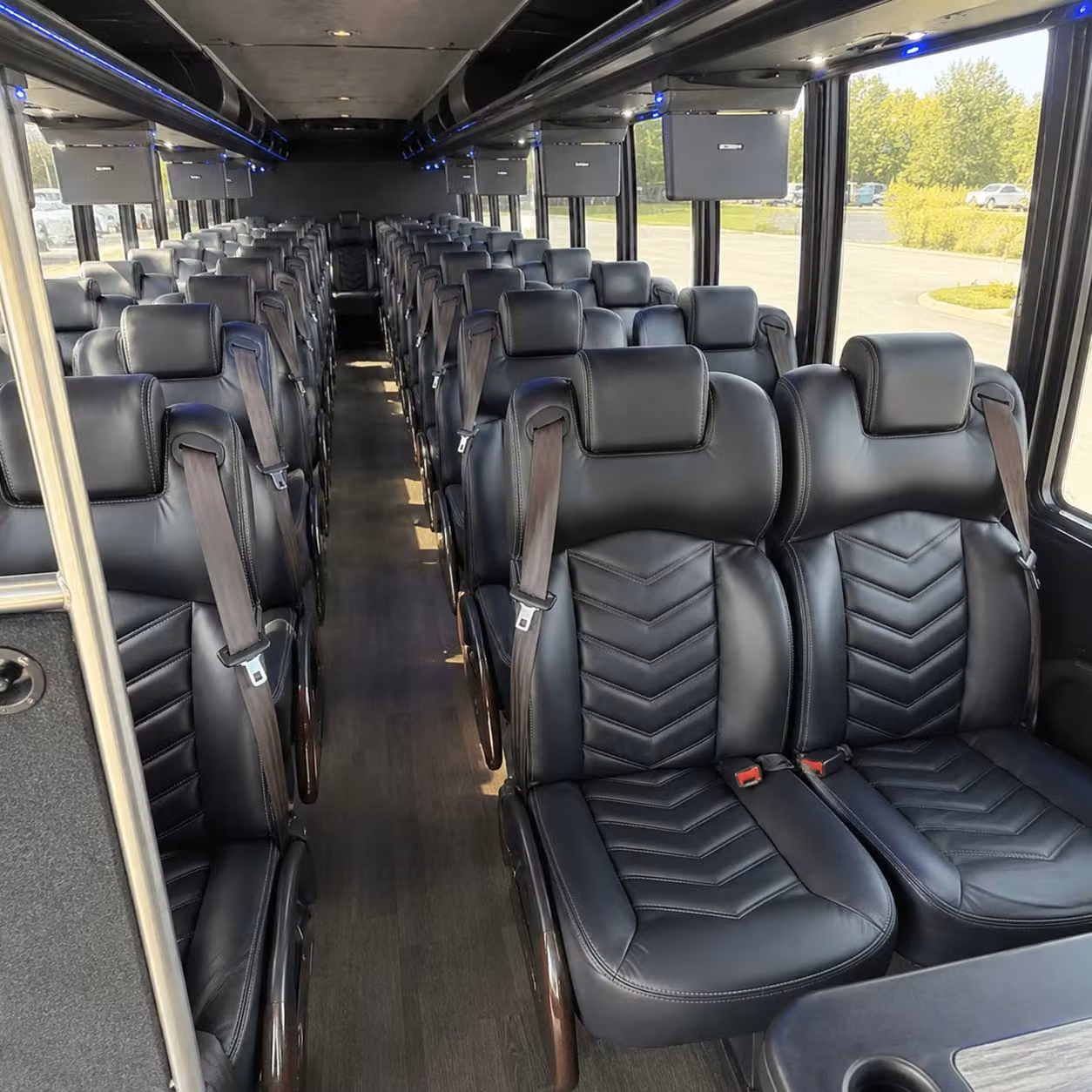 28 passenger minibus interior