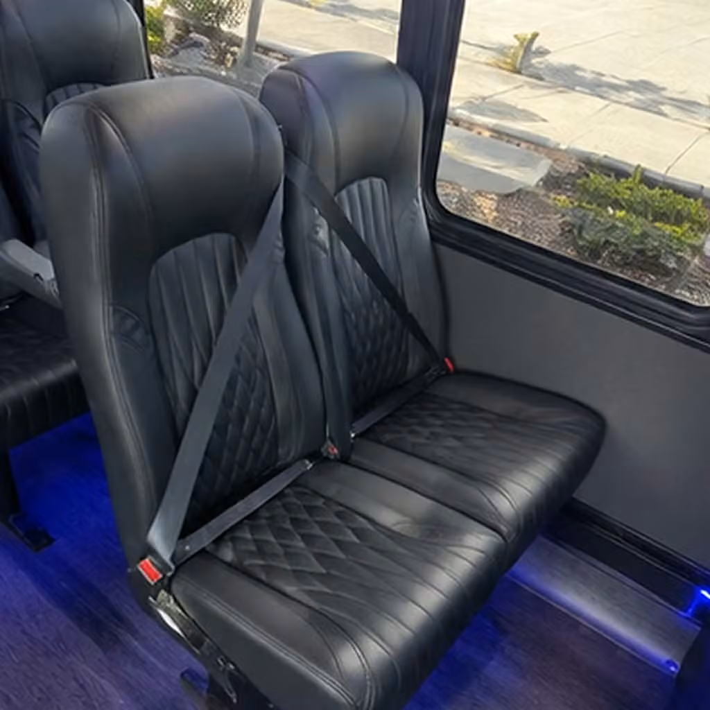 30 passenger minibus inside