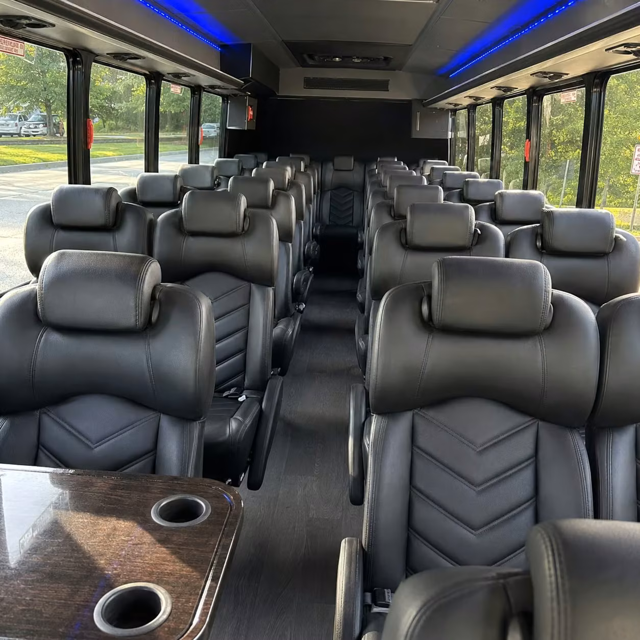 35 passenger minibus inside