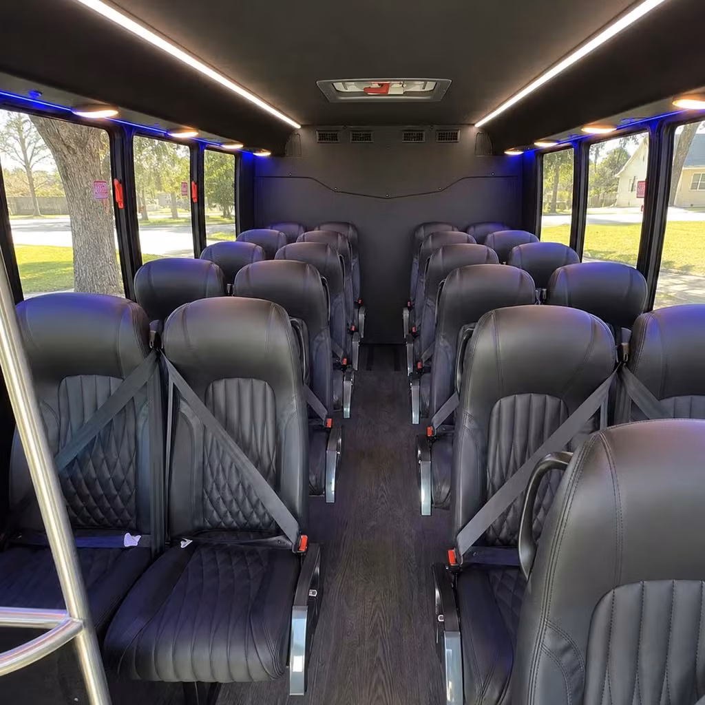 35 passenger minibus interior