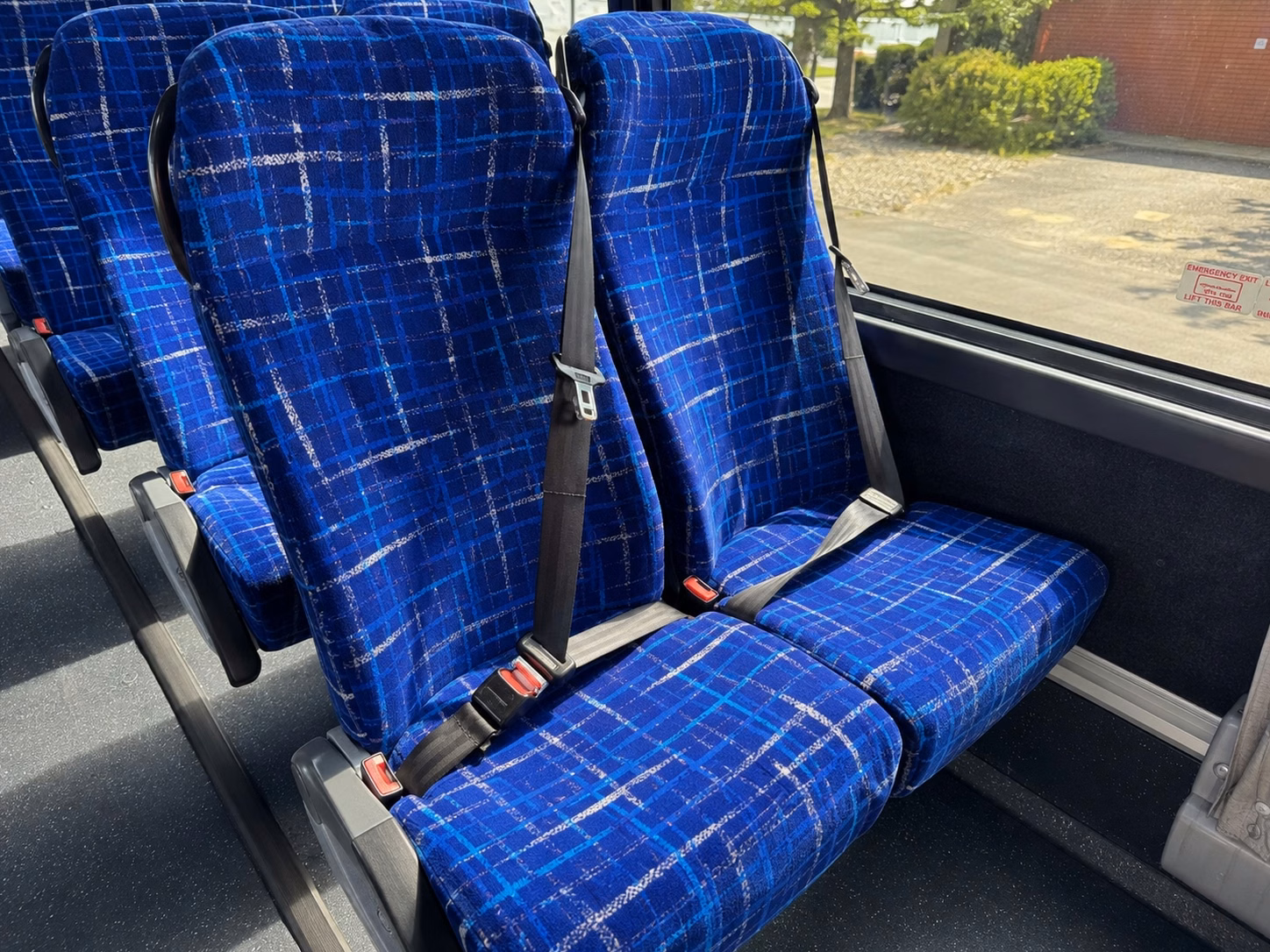 56 passenger charter bus interior