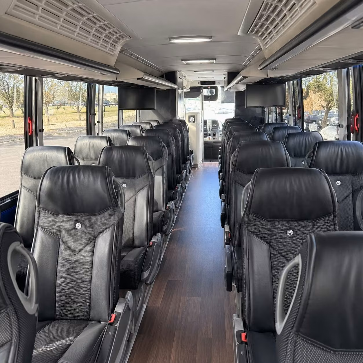 plano 56 passenger charter bus rental
