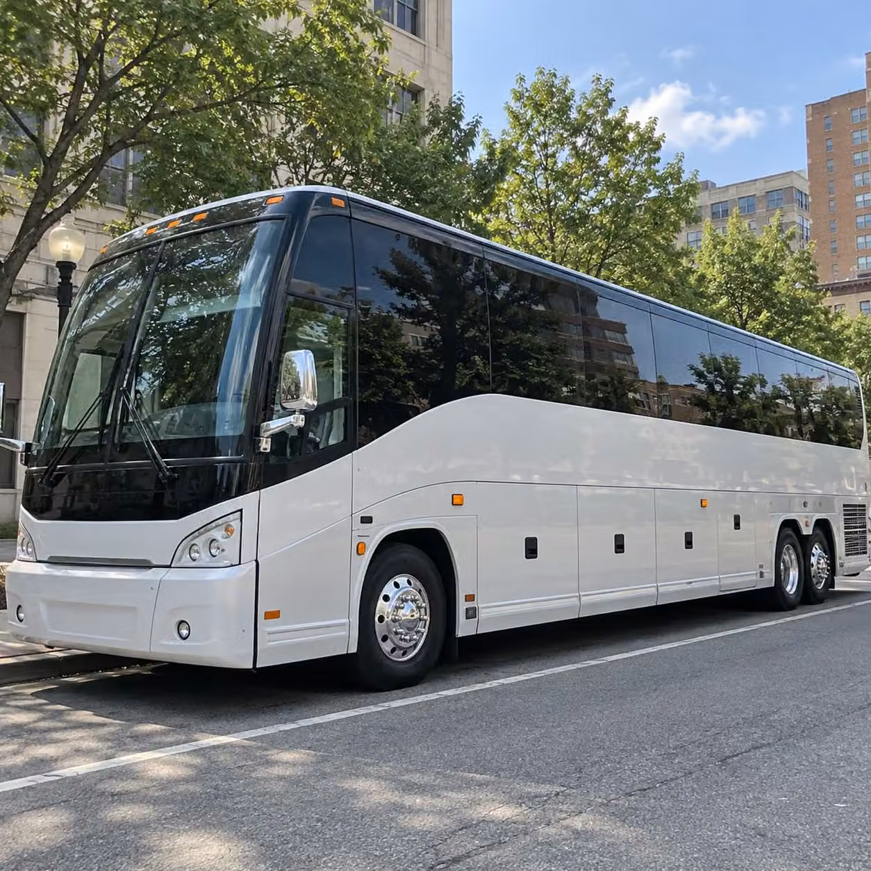 plano prom charter buses for larger groups and school coordinated transportation