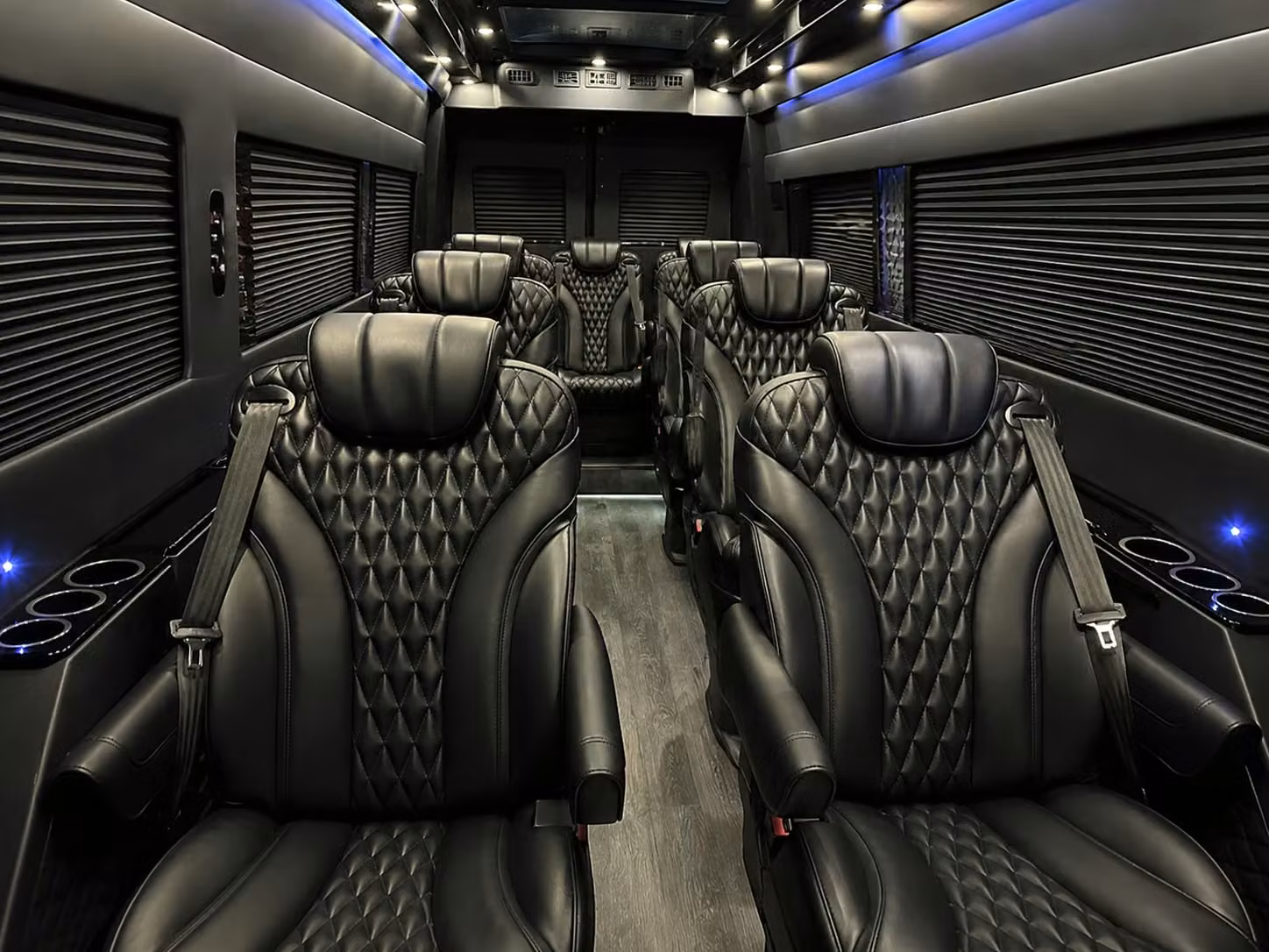 sprinter van with driver inside